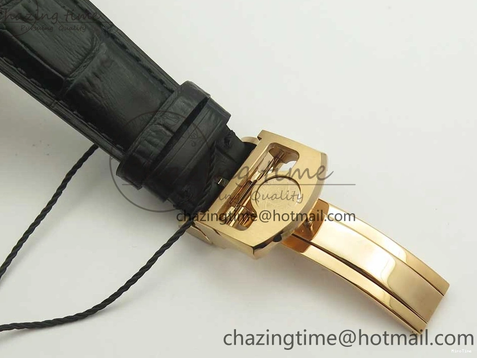 MIROTIME 0406 Thermal Portuguese Real PR Real Annual Calendar IW503501 RG ZF 1:1 Best Edition White Dial on Black Leather Strap A 7150